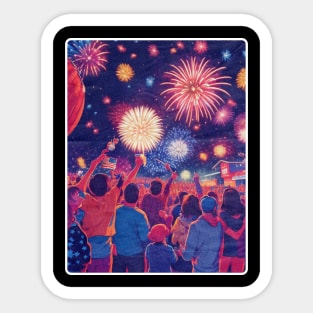 Firework is Work Sticker